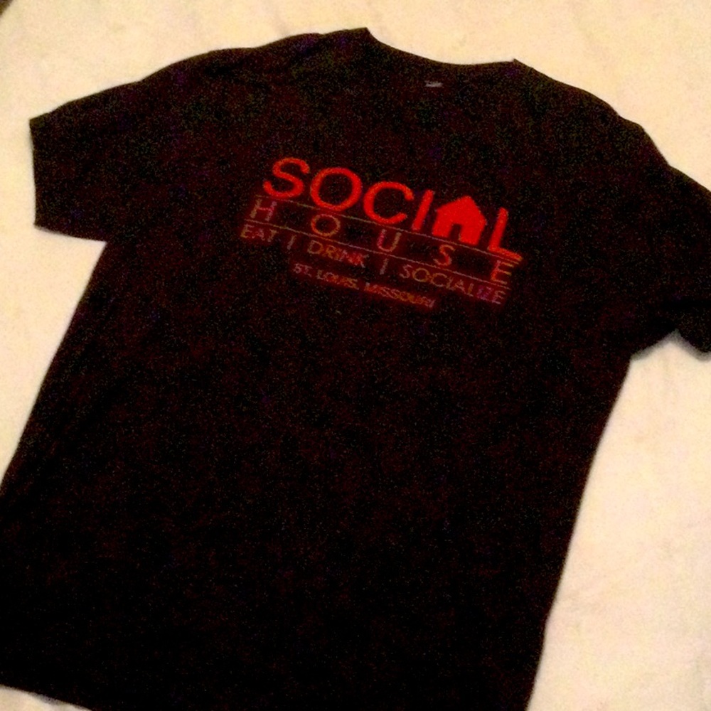 Tee shirt from the social House in St Louis, Mo.  worn 2 times